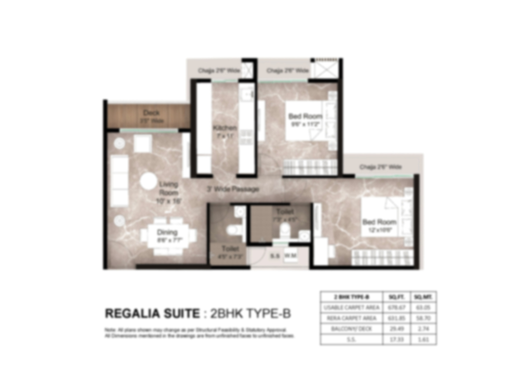 2 BHK homes at Queen's necklace Kharghar