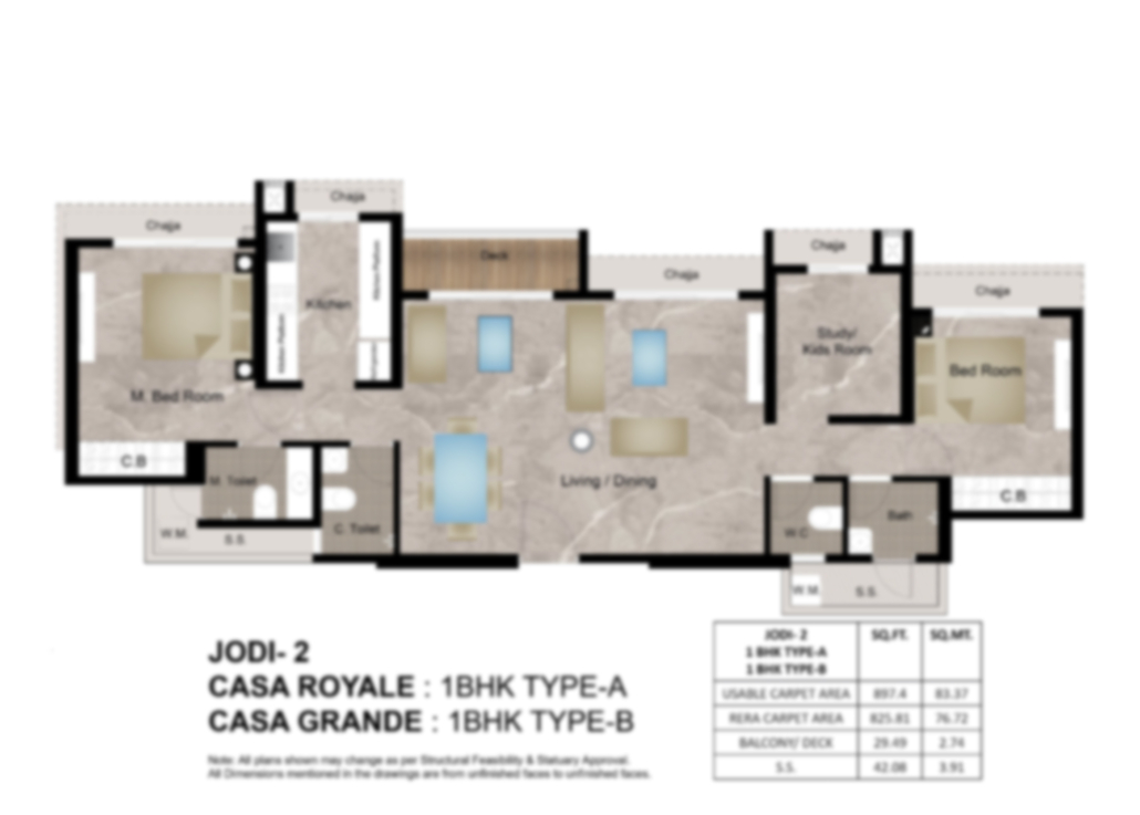 Jodi apartment on Queen's necklace Kharghar