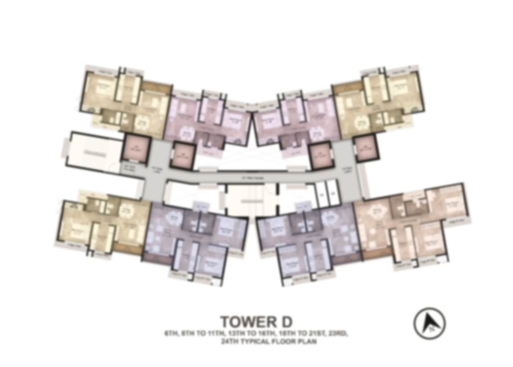 Floor plan of Queen's necklace