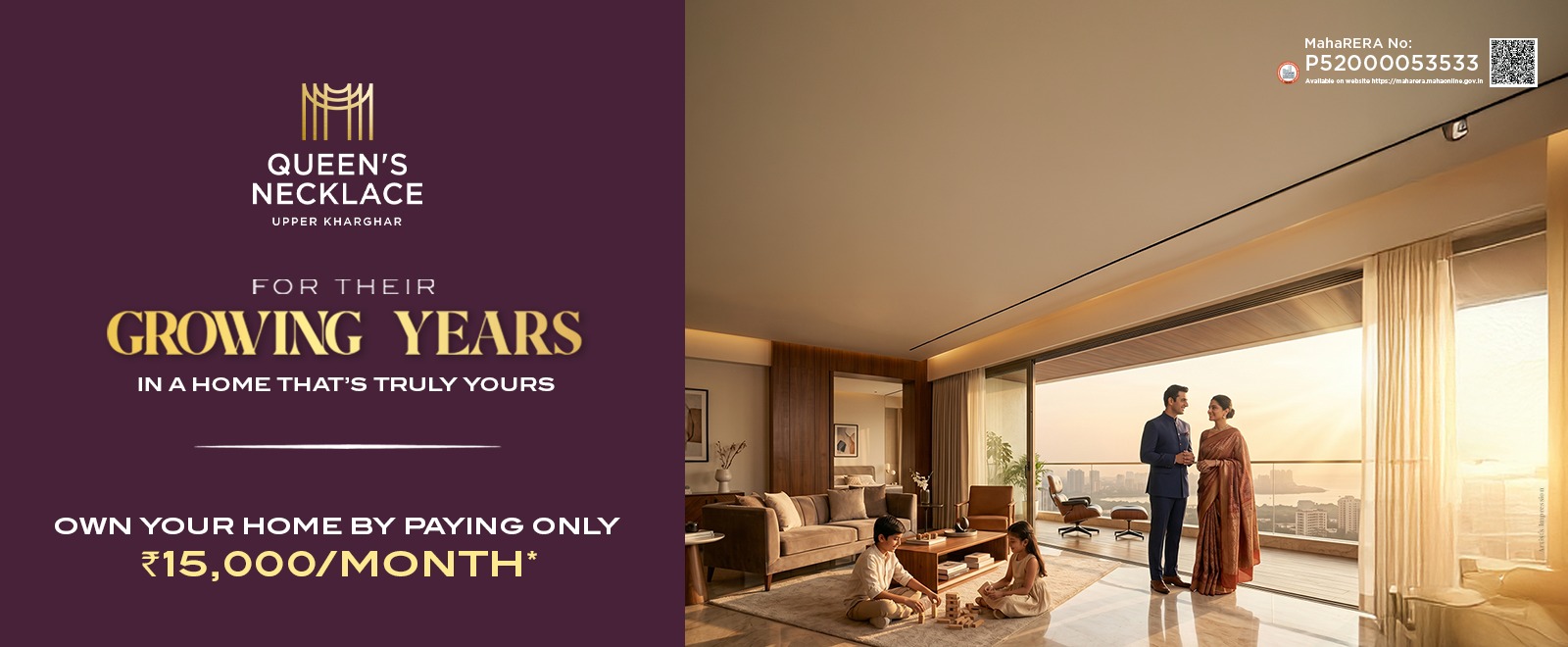 Ongoing Offer of Queen's Necklace Kharghar Rent to royalty